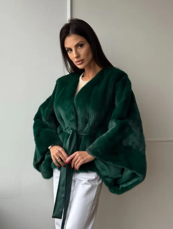 Полушубок из меха североамериканской норки - фасон 