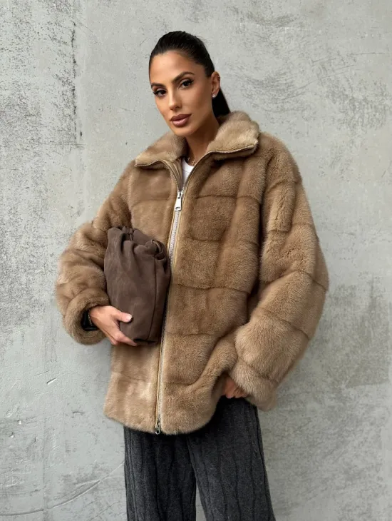 Норковая куртка - фото 10