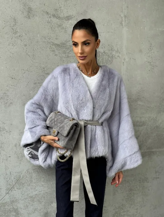 Короткая норковая шуба - фото 7